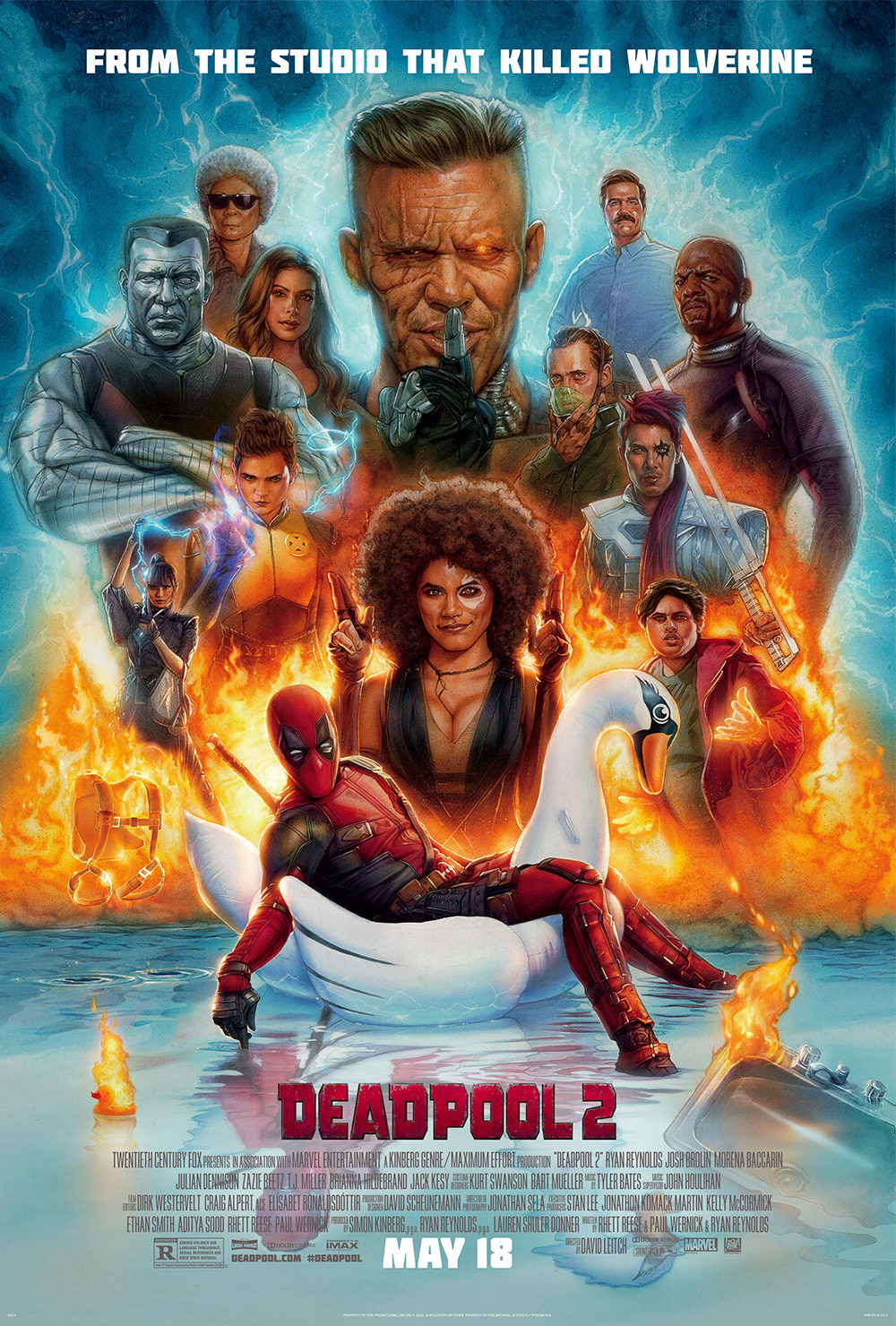 Deadpool 2 - Offizielles Poster Deadpool 2 - Offizielles Poster